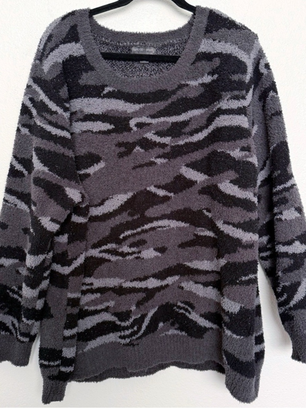 Barefoot Dreams CozyChic Seaside Crew-Neck Pullover Sz 3X